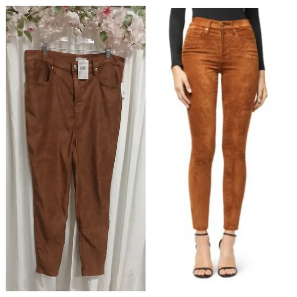 Good American Brown Ankle Pants - Picture 5 of 11